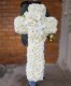 Cruce funerara din crizanteme albe si orhidee p2